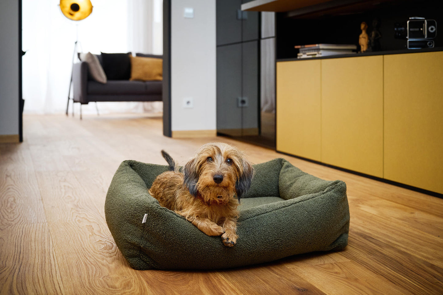 LABONI Hundebett / Katzenbett CLASSIC Bezug Teddy