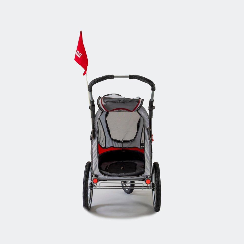 InnoPet® Hundebuggy/Fahrradanhänger "Sporty Trailer" inkl. Regenhaube - Askmy4Cats