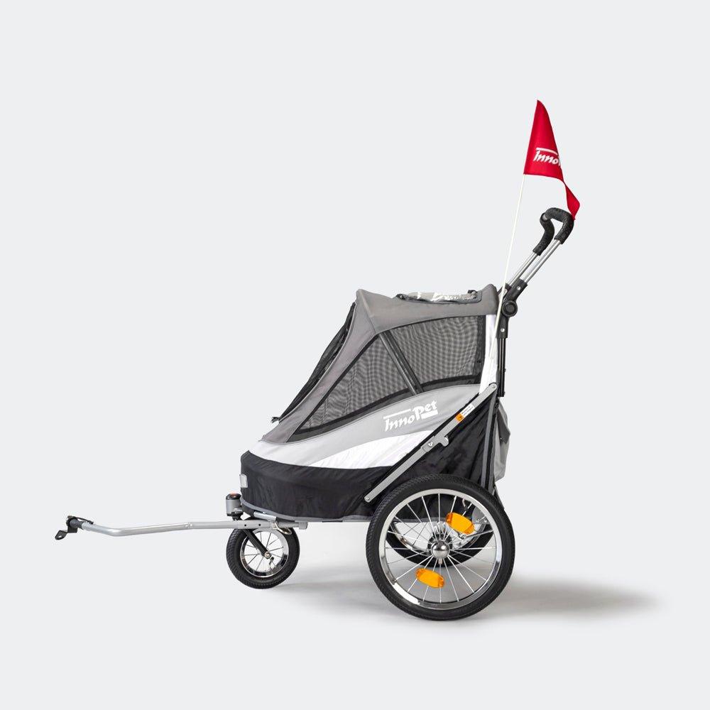 InnoPet® Hundebuggy/Fahrradanhänger "Sporty Trailer" inkl. Regenhaube - Askmy4Cats