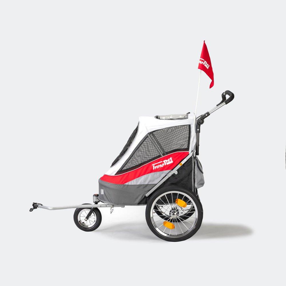 InnoPet® Hundebuggy/Fahrradanhänger "Sporty Trailer" inkl. Regenhaube - Askmy4Cats