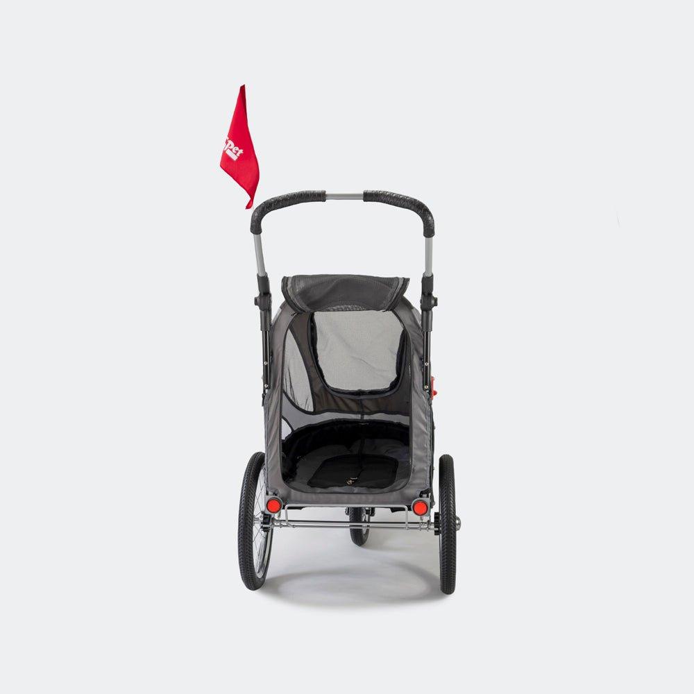 InnoPet® Hundebuggy/Fahrradanhänger "Sporty Trailer" inkl. Regenhaube - Askmy4Cats