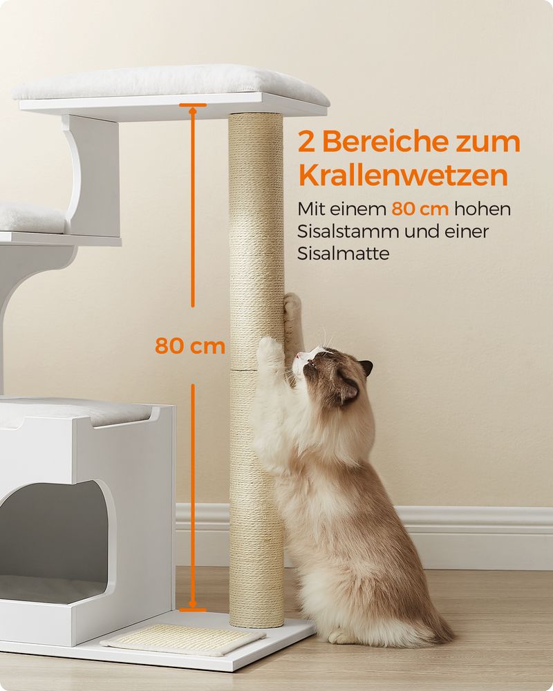 Kratzbaum 88 cm hoch - Askmy4Cats