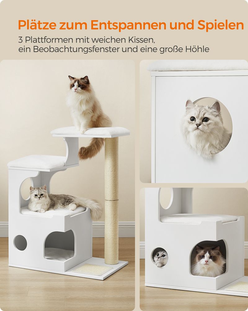 Kratzbaum 88 cm hoch - Askmy4Cats