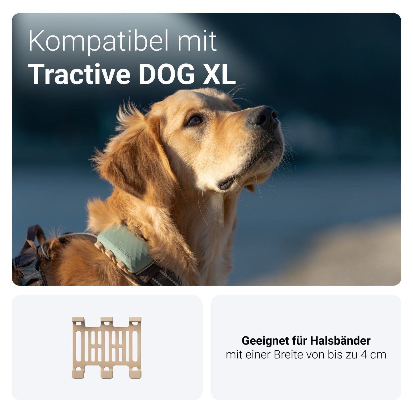 GPS Tracker TRACTIVE DOG XL - Askmy4Cats