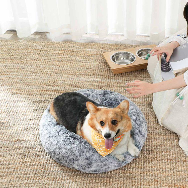 Hunde- und Katzenbett grau - Askmy4Cats
