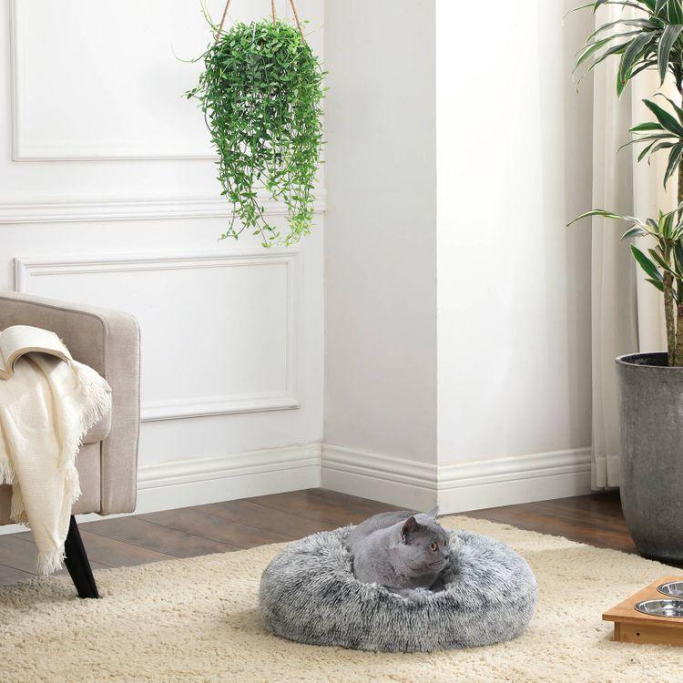 Hunde- und Katzenbett grau - Askmy4Cats