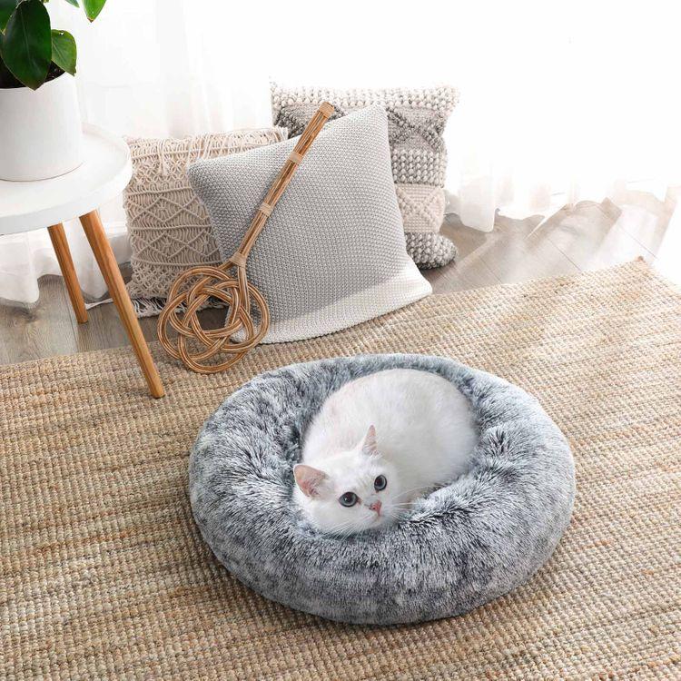 Hunde- und Katzenbett grau - Askmy4Cats