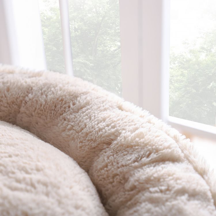 Hunde- und Katzenbett grau Ø 55 cm - Askmy4Cats
