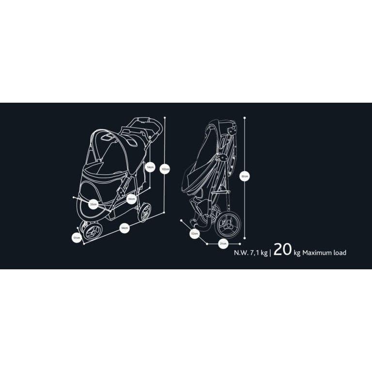 InnoPet® Hundebuggy "Allure" - Askmy4Cats