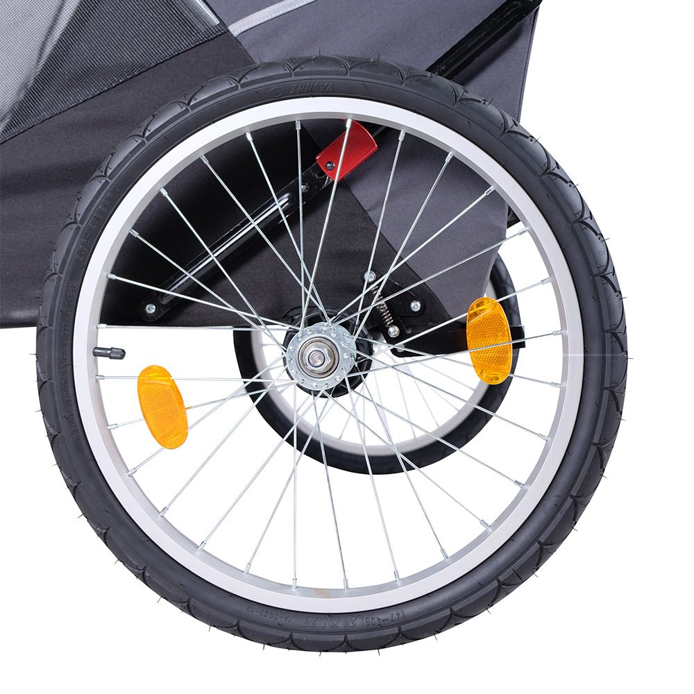 InnoPet® Hundebuggy "Hercules" inkl. Regenhaube, mit oder ohne Anhänger Umbausatz - Askmy4Cats