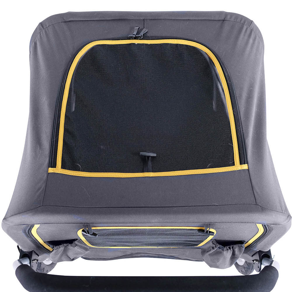 InnoPet® Hundebuggy "Hercules" inkl. Regenhaube, mit oder ohne Anhänger Umbausatz - Askmy4Cats