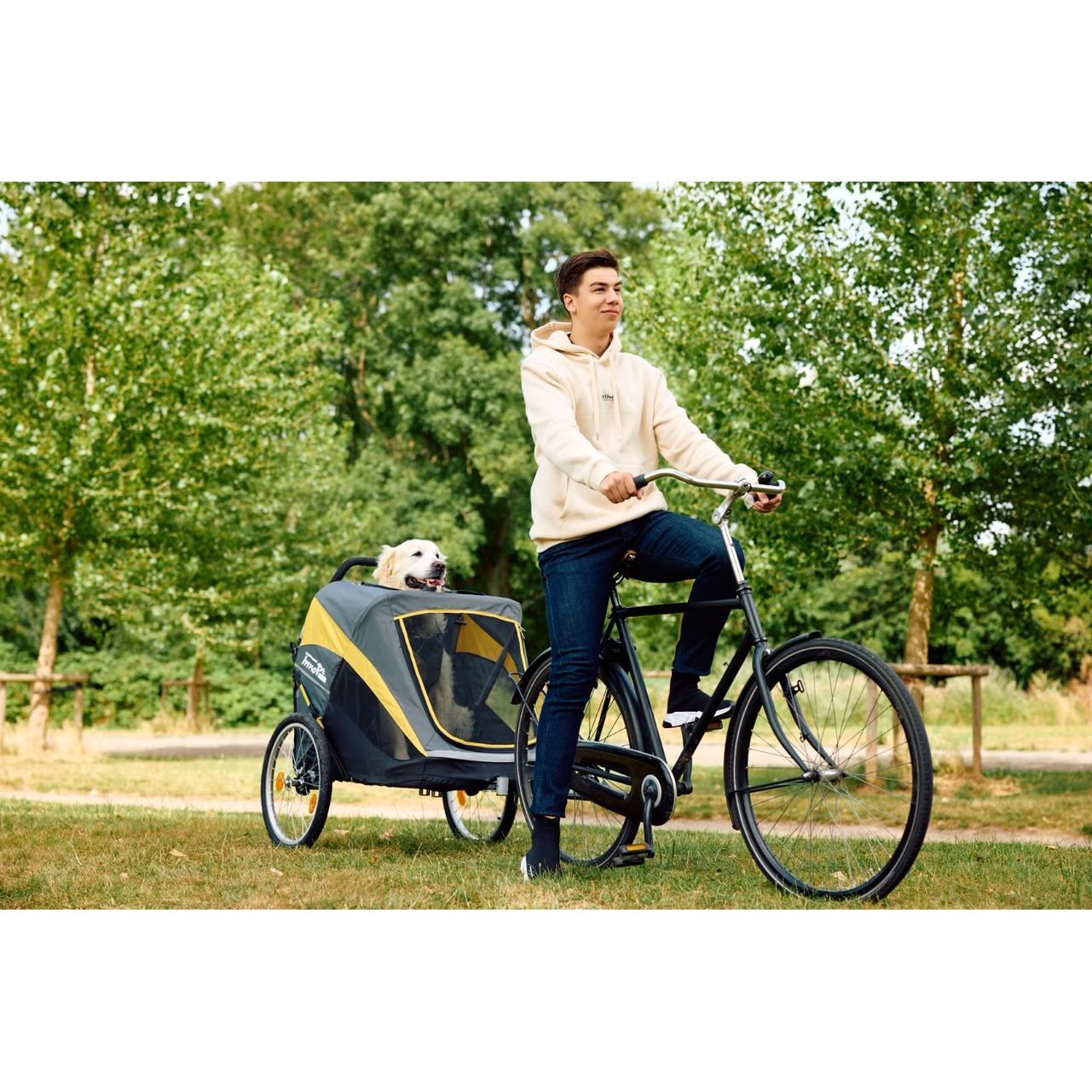 InnoPet® Hundebuggy "Hercules" inkl. Regenhaube, mit oder ohne Anhänger Umbausatz - Askmy4Cats