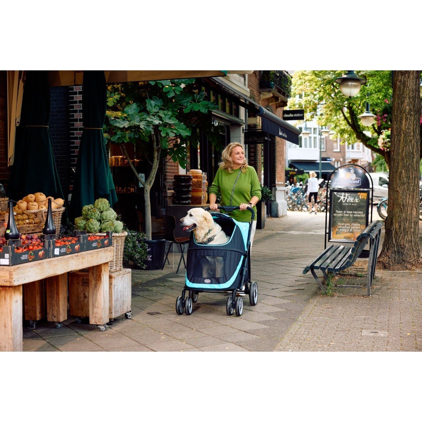 InnoPet® Hundebuggy "Mammut" inkl. Regenhaube - Askmy4Cats