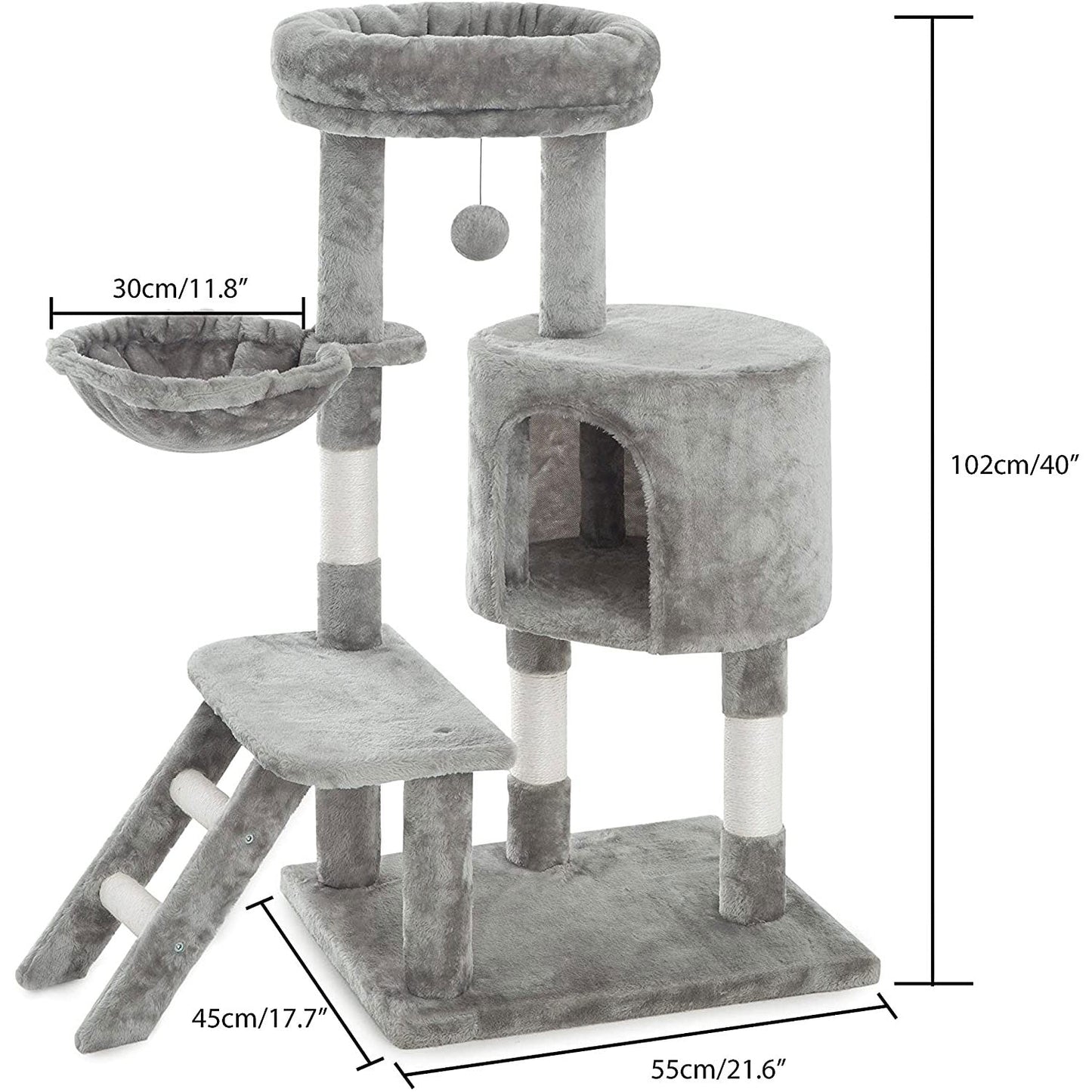 Katzen Kratzbaum Figaro 102 cm - Askmy4Cats