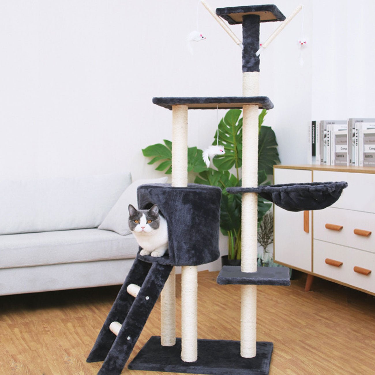 Katzenkratzbaum Simba 142cm - Askmy4Cats
