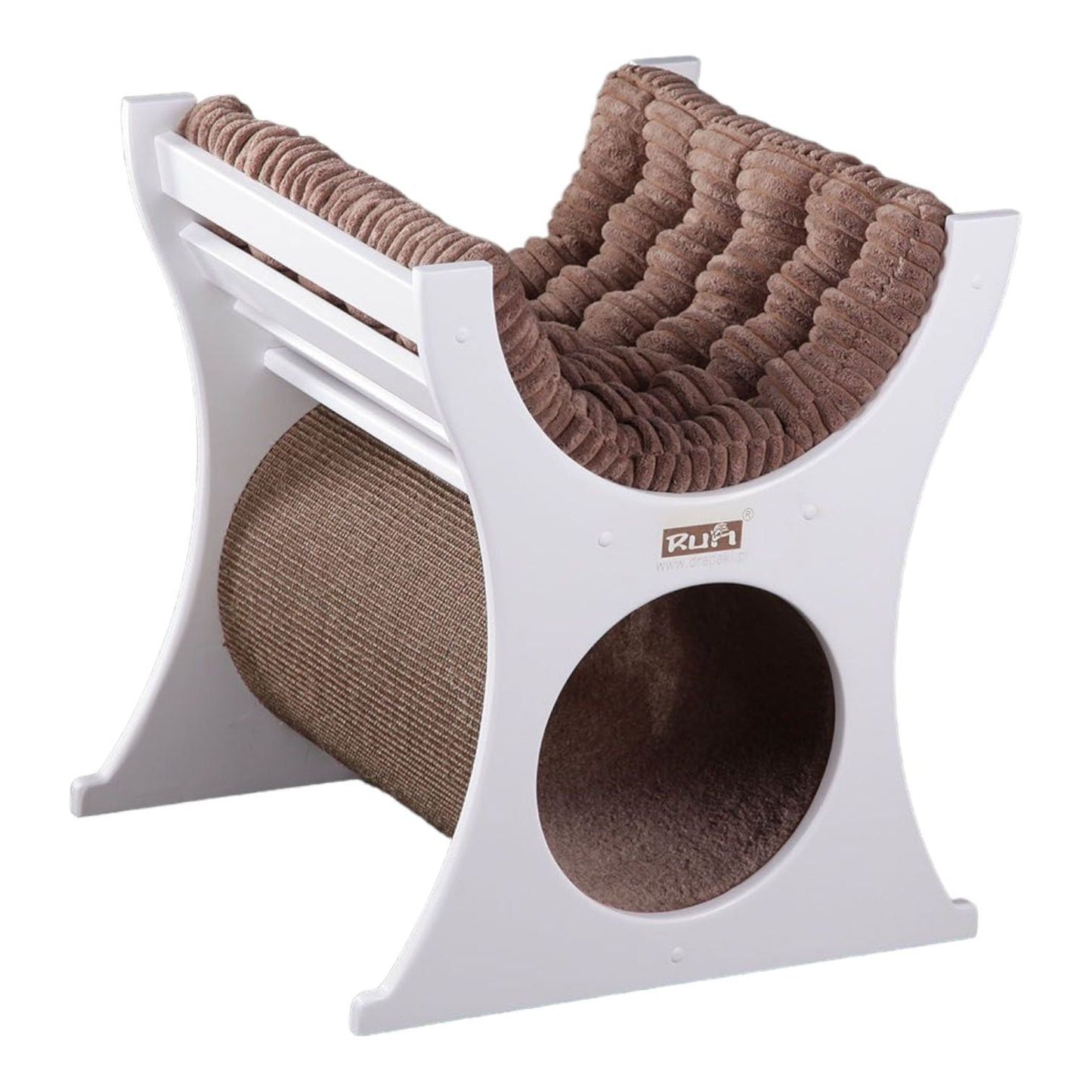 Katzenliege mit Sisalmatte und Tunnel - Askmy4Cats
