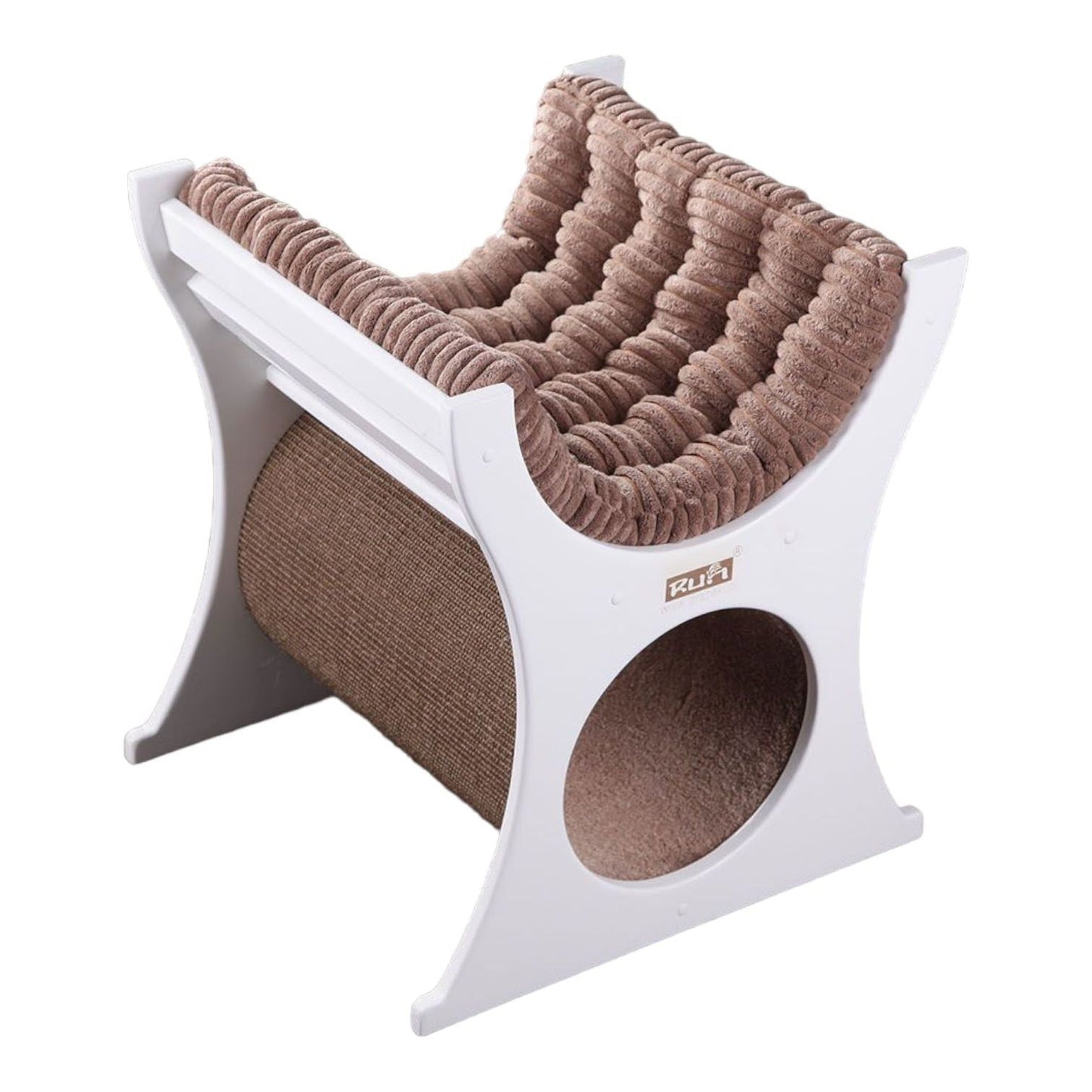 Katzenliege mit Sisalmatte und Tunnel - Askmy4Cats