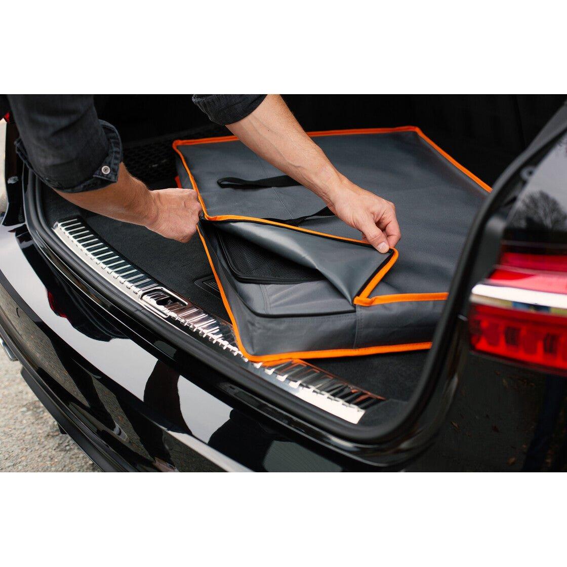 Knuffelwuff Faltbare Hundebox Auto Transportbox Mit Aluminiumgestell Für Den Kofferraum - Askmy4Cats