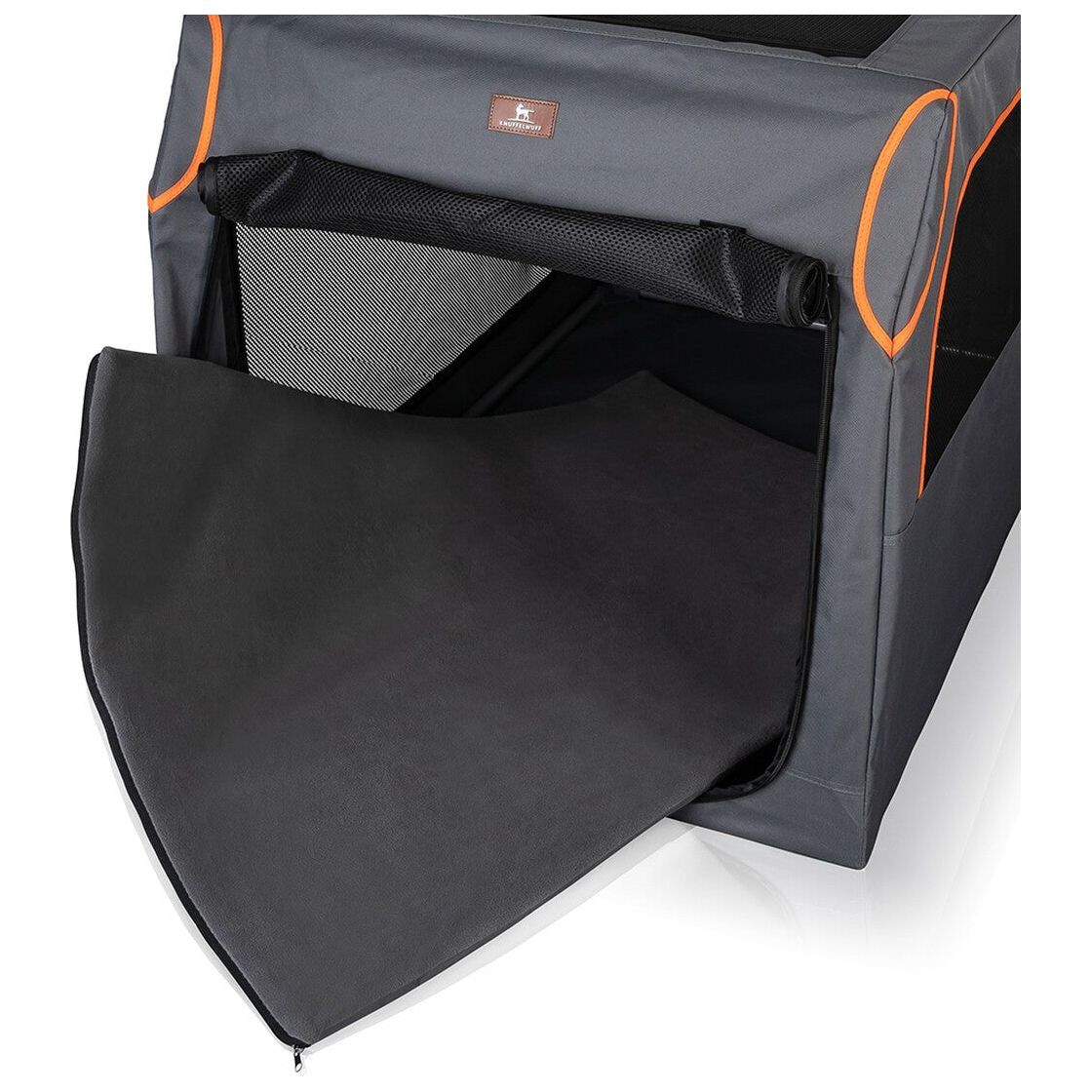 Knuffelwuff Faltbare Hundebox Auto Transportbox Mit Aluminiumgestell Für Den Kofferraum - Askmy4Cats