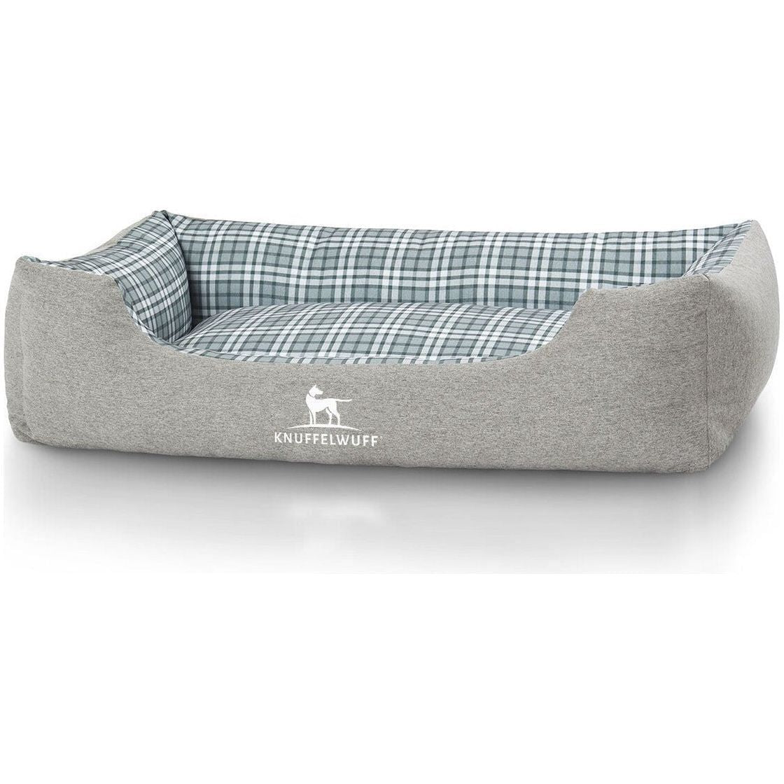 Knuffelwuff Hundebett Lennard Aus Velours Mit Karomuster - Askmy4Cats