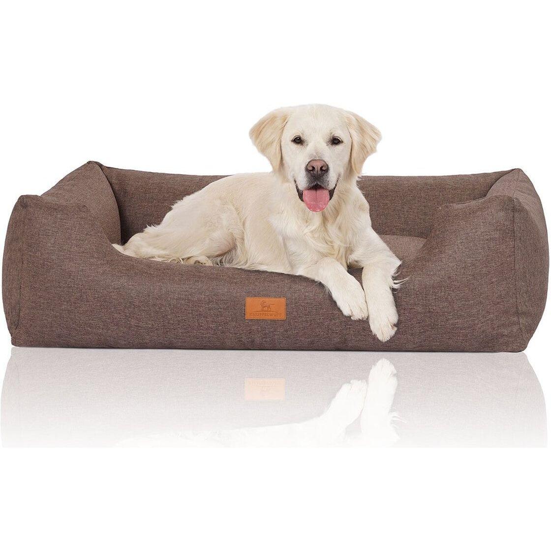 Knuffelwuff Hundebett Lotte Aus Velours Mit Feinem Handwebcharakter - Askmy4Cats