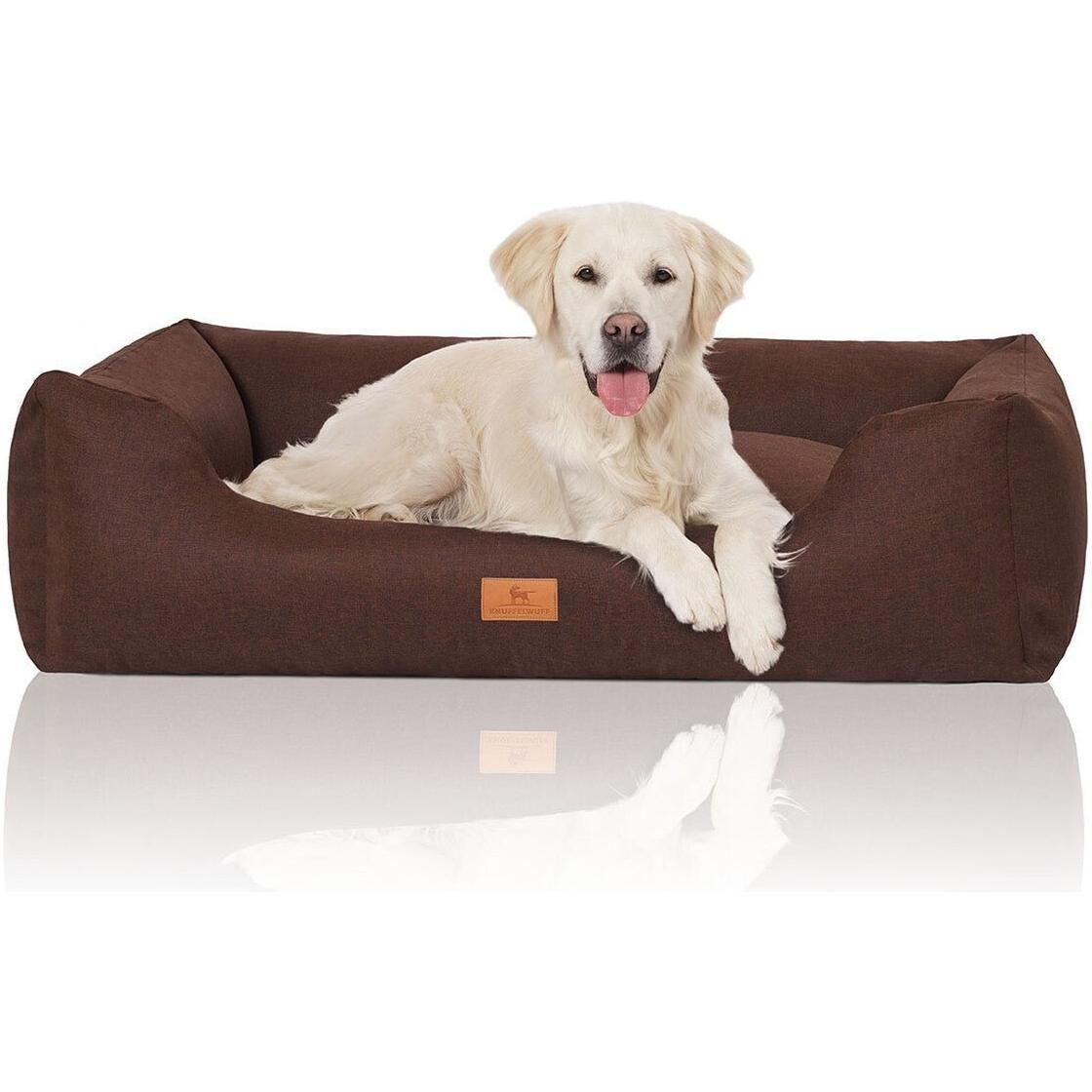 Knuffelwuff Hundebett Lotte Aus Velours Mit Feinem Handwebcharakter - Askmy4Cats
