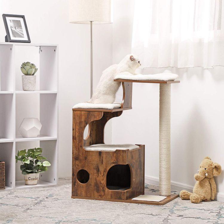 Kratzbaum 88 cm Vintagebraun - Askmy4Cats
