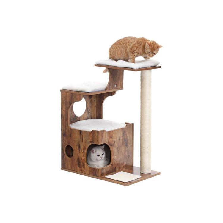 Kratzbaum 88 cm Vintagebraun - Askmy4Cats