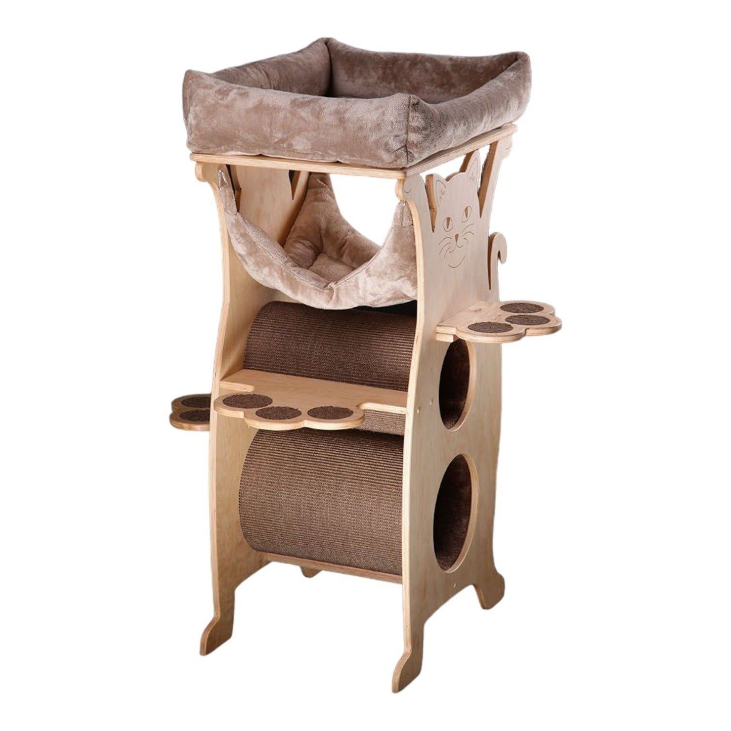 Kratzbaum Große Katze mit Katzenbett 2 - Askmy4Cats