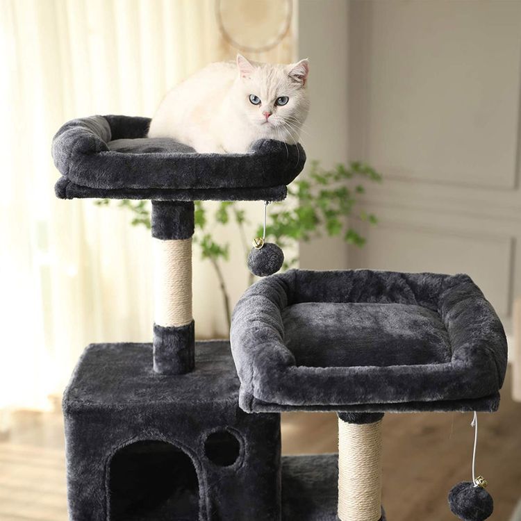 Kratzbaum mit Hängematte 143 cm - Askmy4Cats