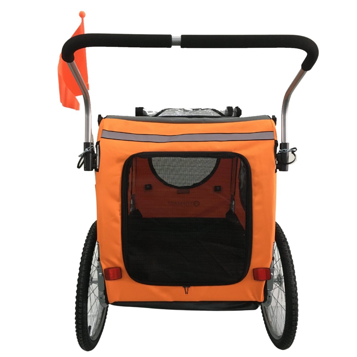 TOPMAST "Easy Flow" Hundefahrradanhänger mit Joggerfunktion - Askmy4Cats
