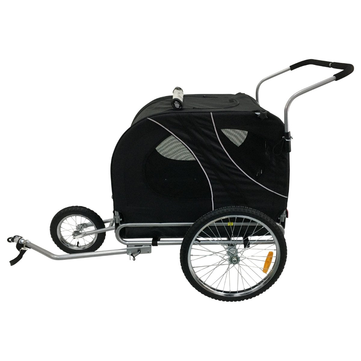 TOPMAST "Easy Flow" Hundefahrradanhänger mit Joggerfunktion - Askmy4Cats