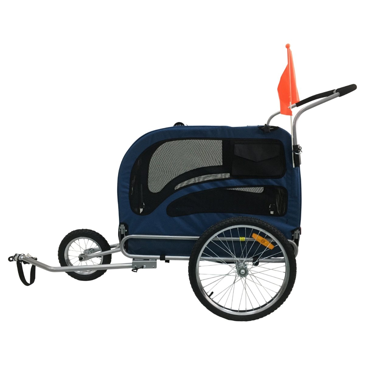 TOPMAST Hunde Fahrradanhänger 2 in 1 "ORIGINAL JOGGER" - Askmy4Cats