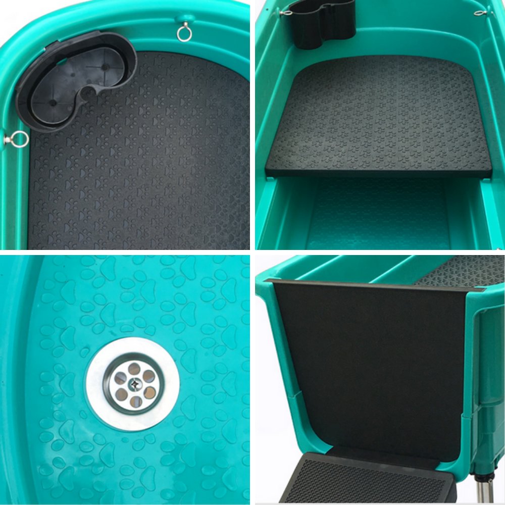 TOPMAST Hundebadewanne Tidy mit Einstiegsrampe - Askmy4Cats