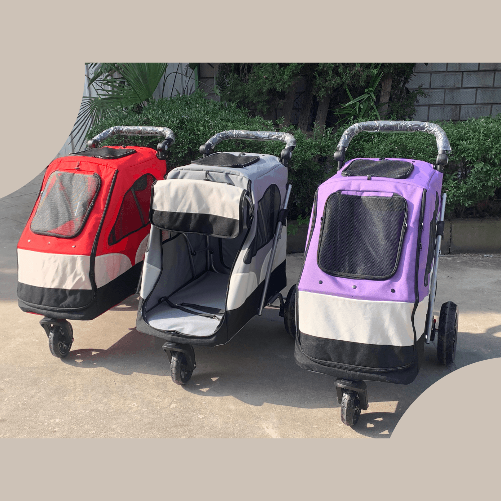 TOPMAST Hundebuggy DELUXE mit drei Rädern - Askmy4Cats