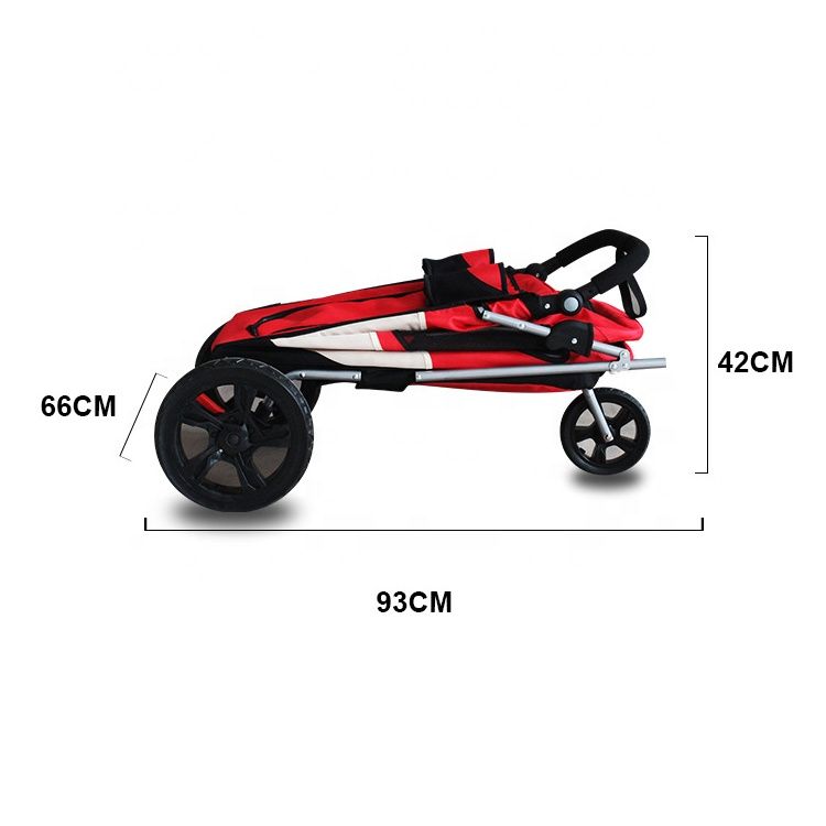 TOPMAST Hundebuggy DELUXE mit drei Rädern - Askmy4Cats