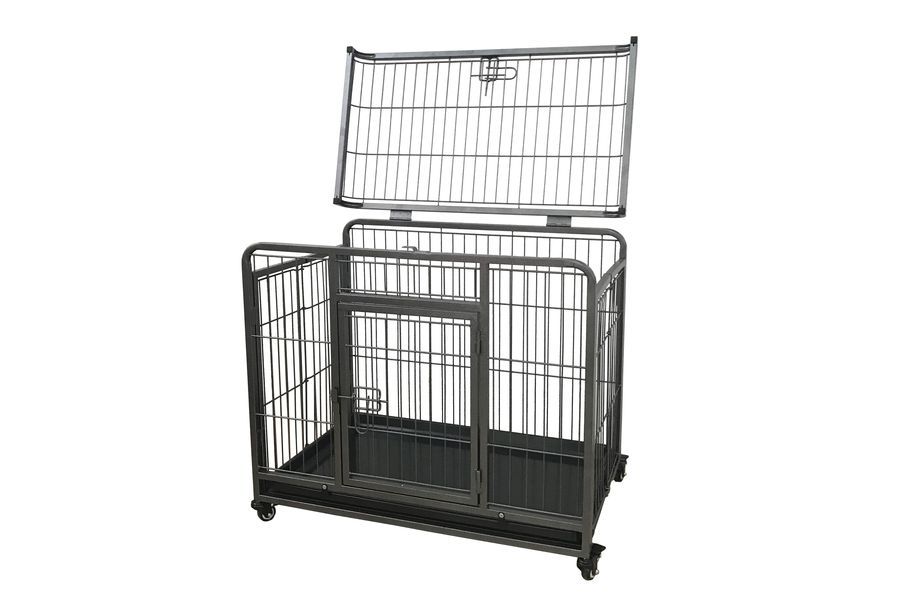 TOPMAST Hundekäfig mit Rollen, Faltbar - Askmy4Cats