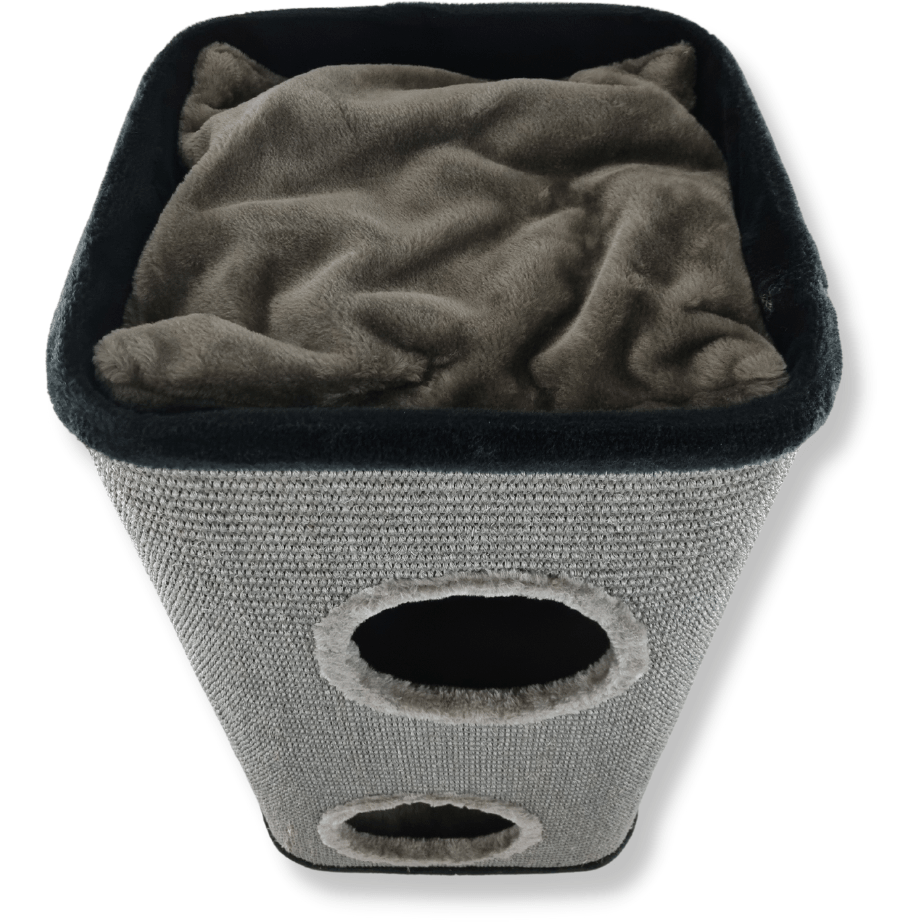TOPMAST Kratztonne Cattower - Grau - Größe L - Askmy4Cats
