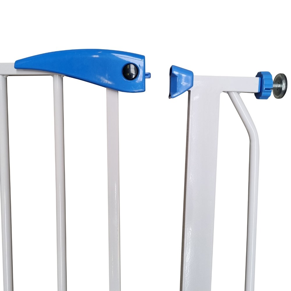 TOPMAST Treppenschutz Santorini, Türgitter, ohne Bohren, Klemmbesfestigung - Höhe 80 cm - Askmy4Cats