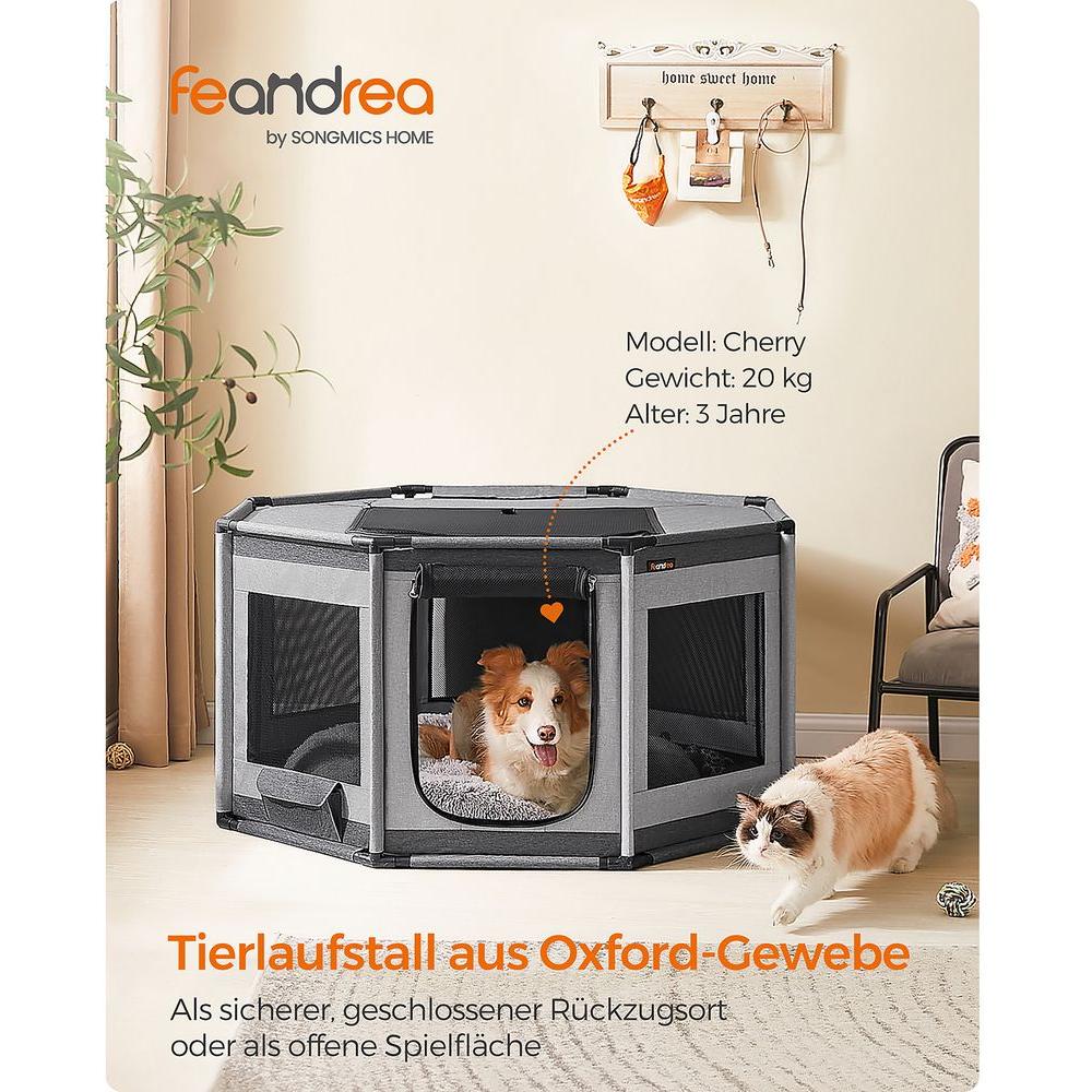 Welpenlaufstall achteckig - Askmy4Cats