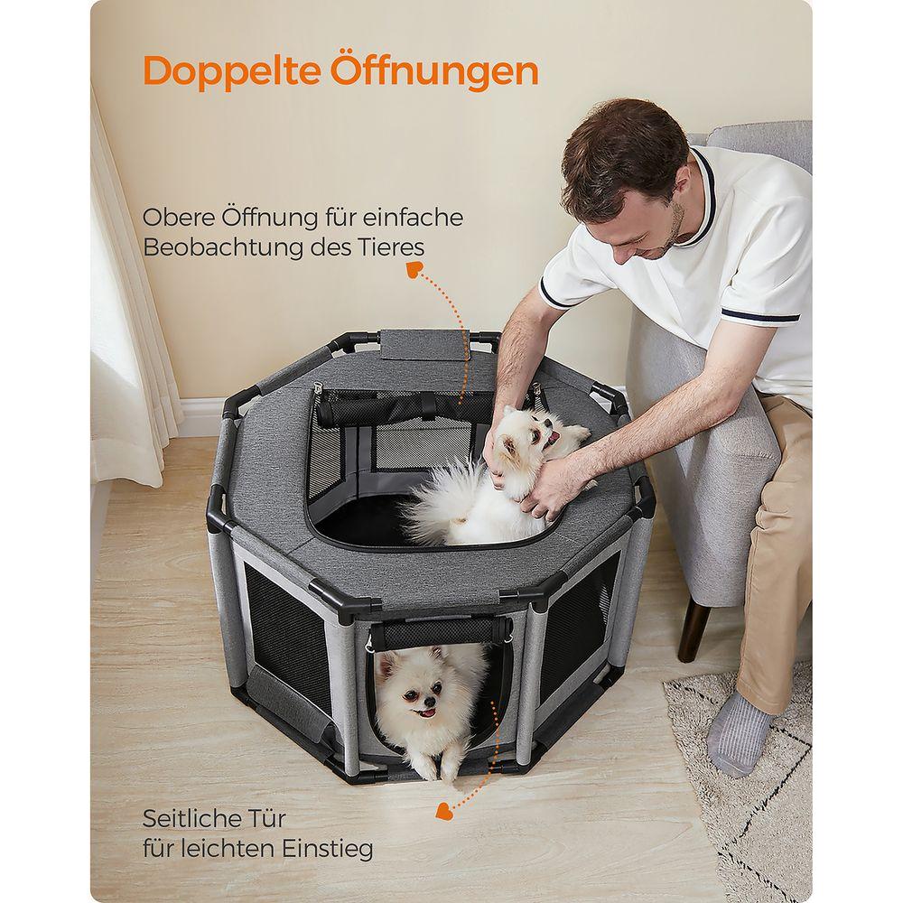 Welpenlaufstall achteckig - Askmy4Cats