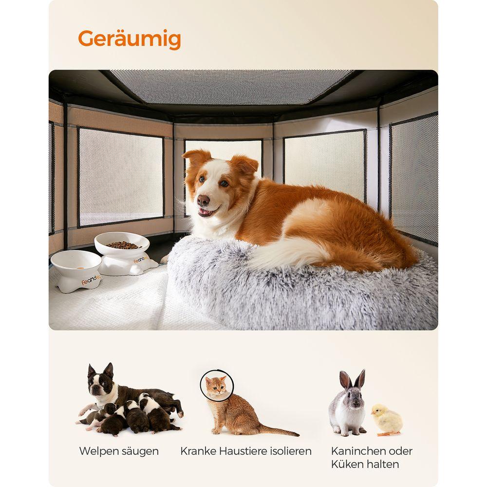 Welpenlaufstall achteckig - Askmy4Cats