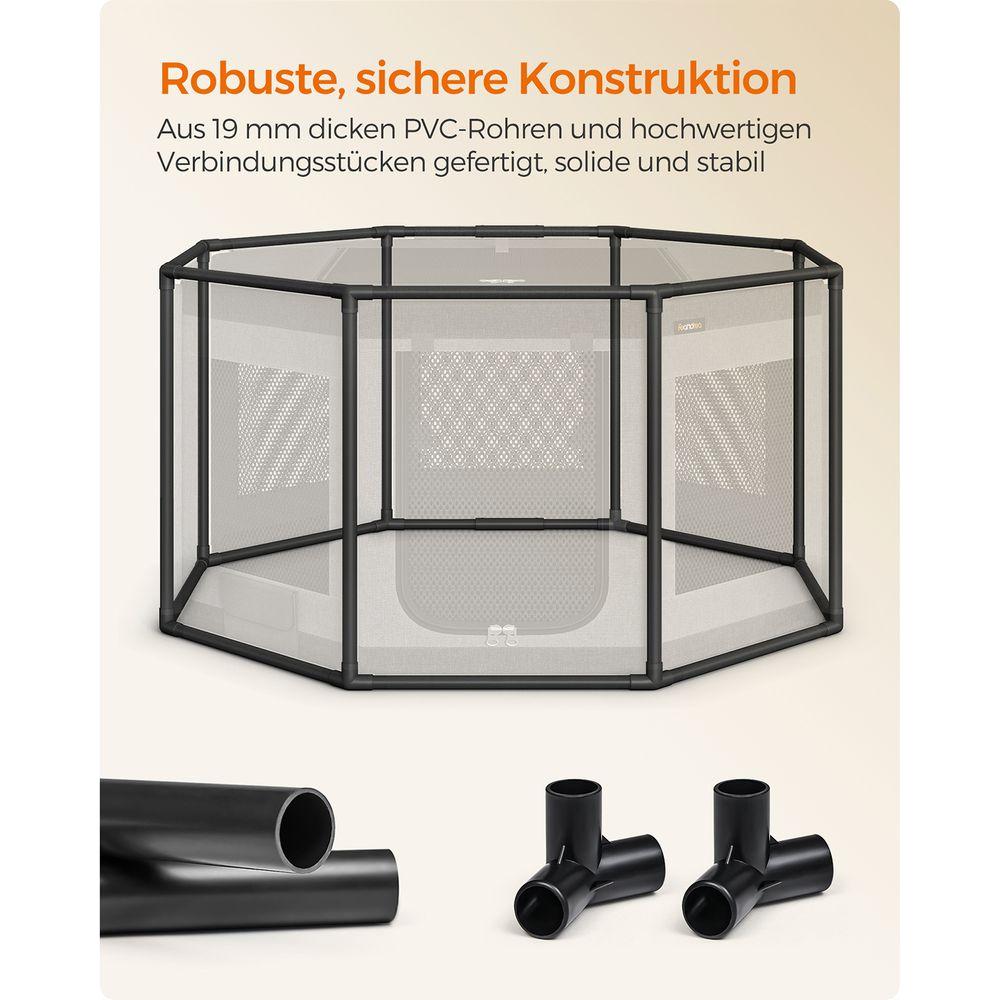 Welpenlaufstall achteckig - Askmy4Cats