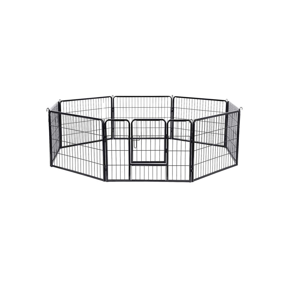 Welpenlaufstall mit 8 Gitterplatten - Askmy4Cats