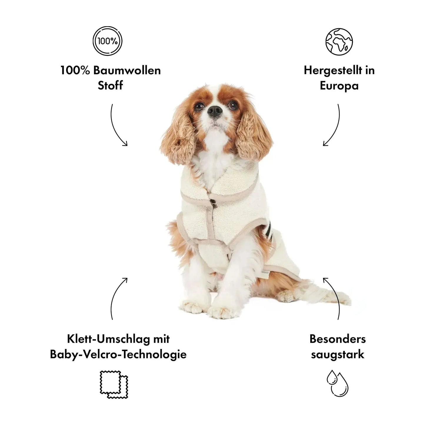 WILLIAM WALKER Hundebademantel SPA - Askmy4Cats