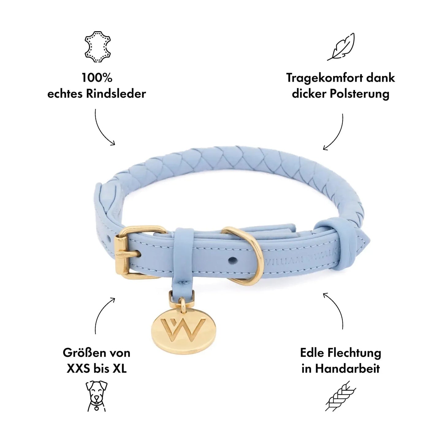 WILLIAM WALKER Hundehalsband Twisted - Askmy4Cats