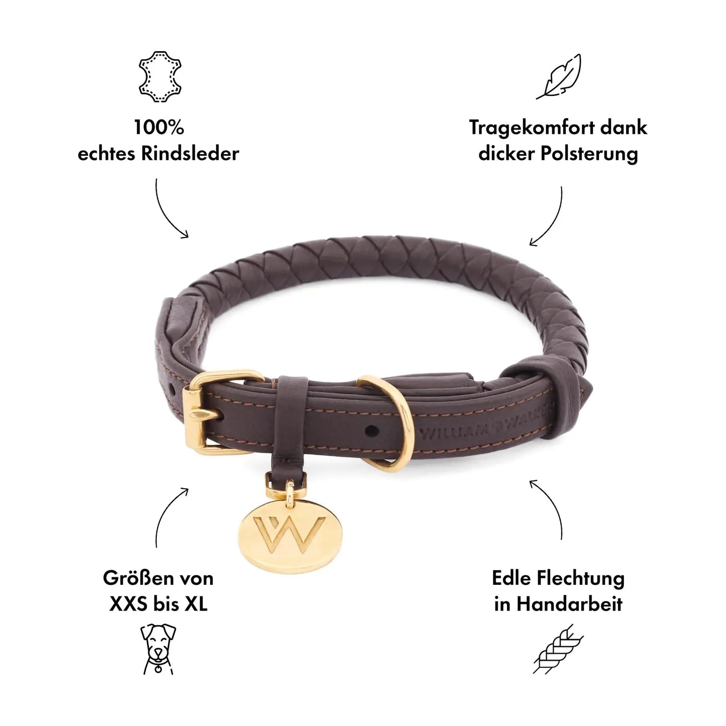 WILLIAM WALKER Hundehalsband Twisted - Askmy4Cats