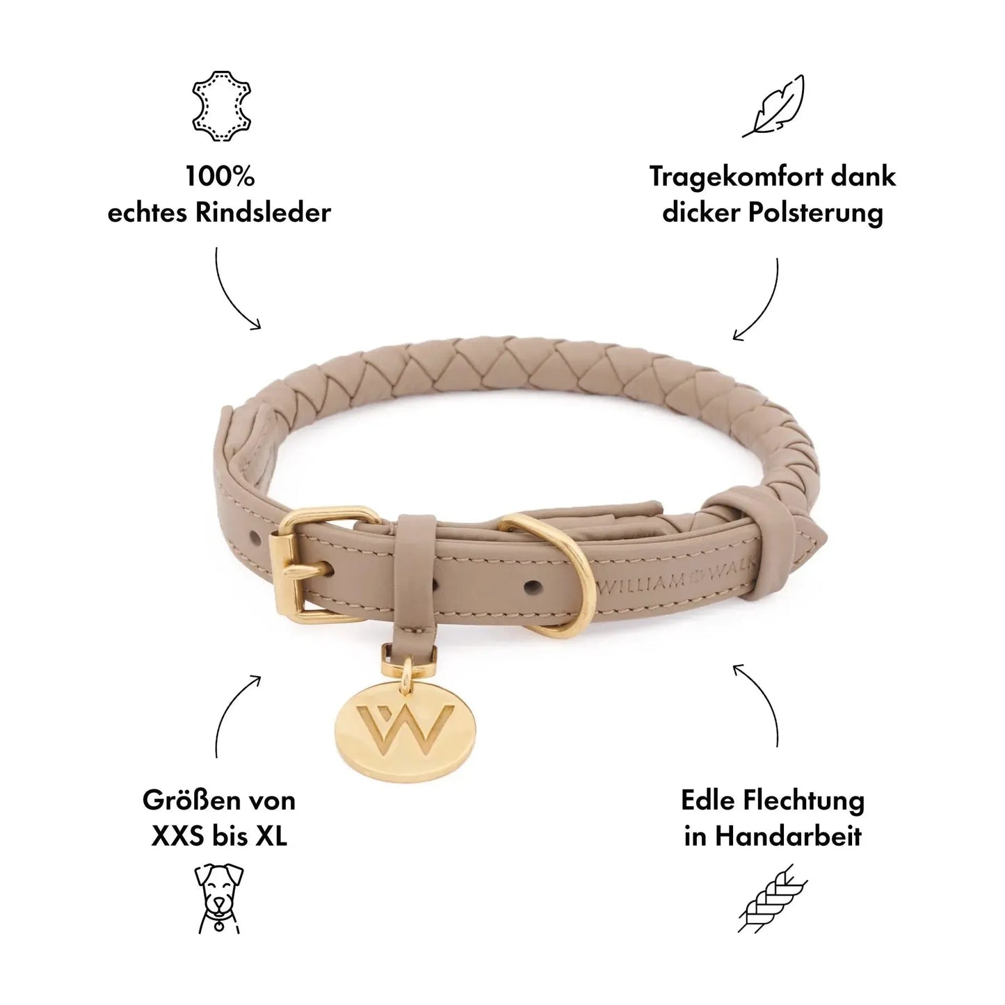 WILLIAM WALKER Hundehalsband Twisted - Askmy4Cats