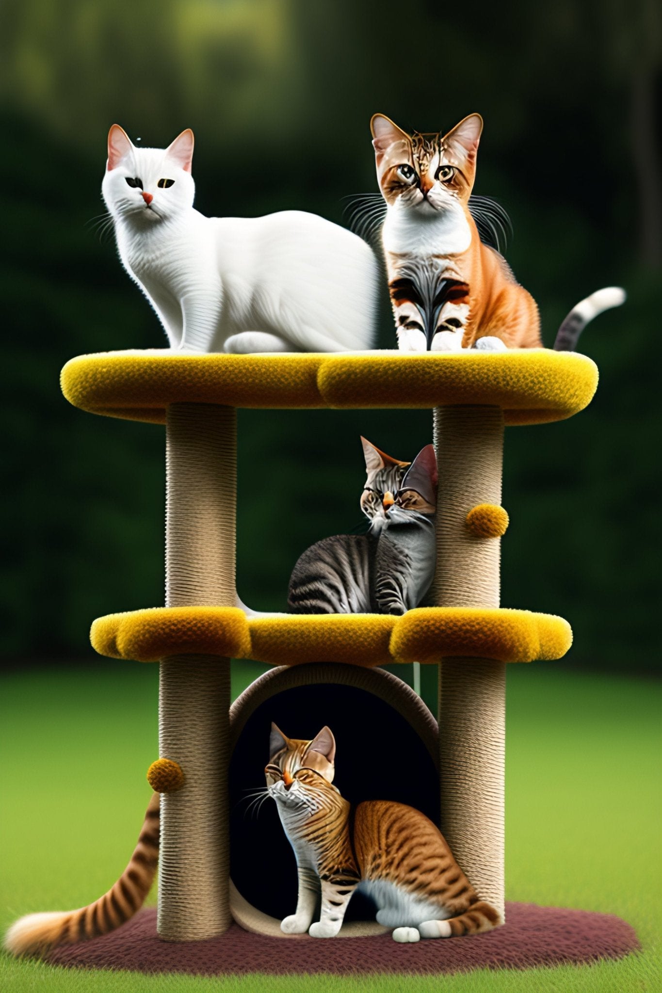 Der perfekte Kratzbaum für deine Stubentiger - oder wie du deinen Möbeln das Leben rettest! - Askmy4Cats