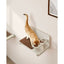 Clickat Katzenfutterstation zur Wandmontage mit erhöhten Futternäpfen